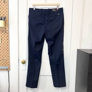NWT RLX Ralph Lauren Men's Navy Tailored Fit Performance Golf Pants, 34 W x 32 L